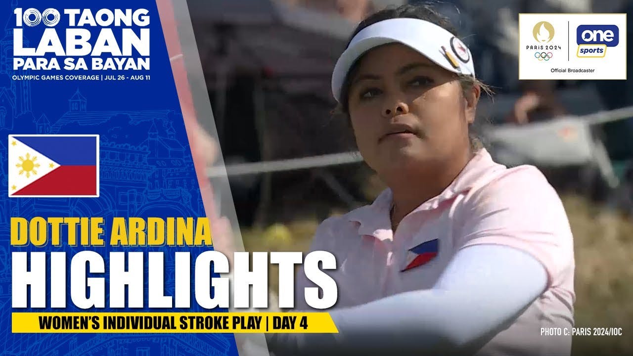 Dottie Ardina surges to 13th place in golf | Paris 2024 Highlights